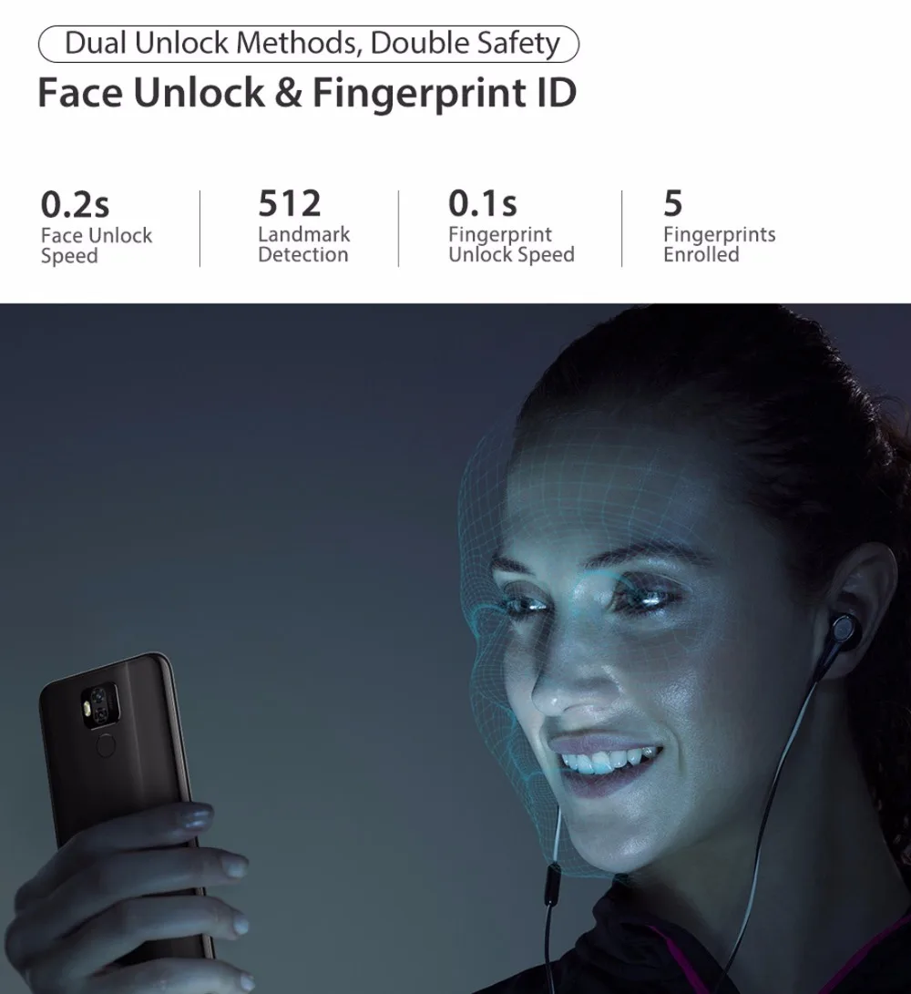 Мобильный телефон Ulefone power 6, Android 9,0, 6,3 дюймов, FHD Helio P35, четыре ядра, 4 Гб+ 64 ГБ, 16 МП, распознавание лица, gps, позиционирование, 4G, смартфон, 6350 мАч