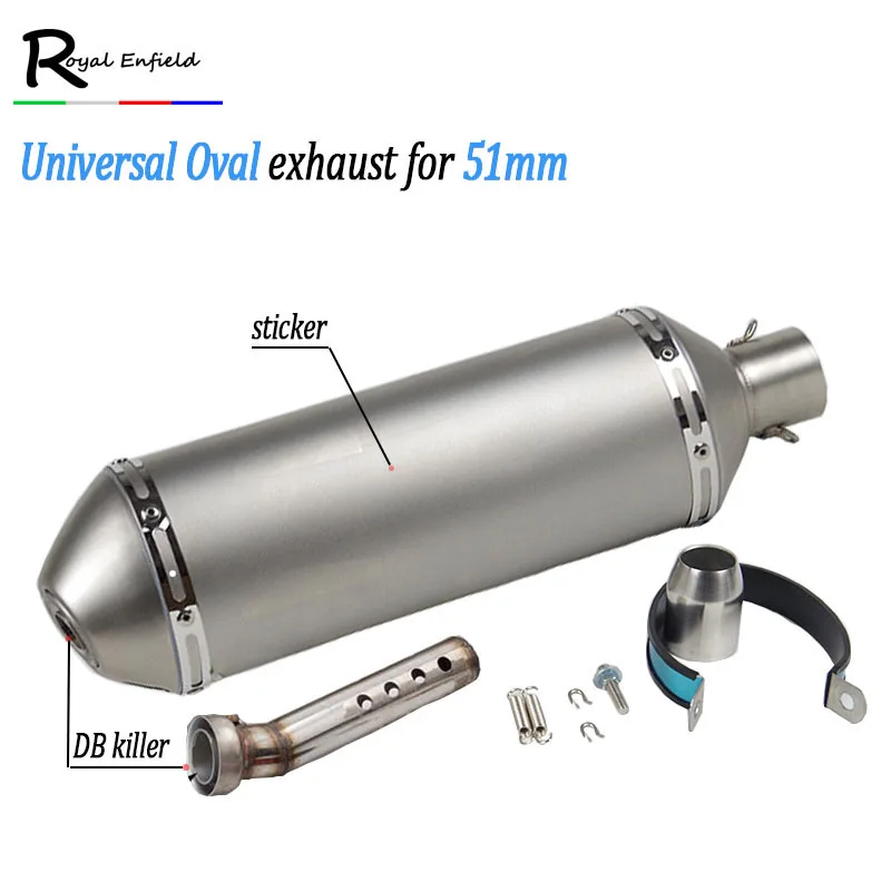 Universal large displacement Motorcycle modified exhaust pipe sports motorcycles high