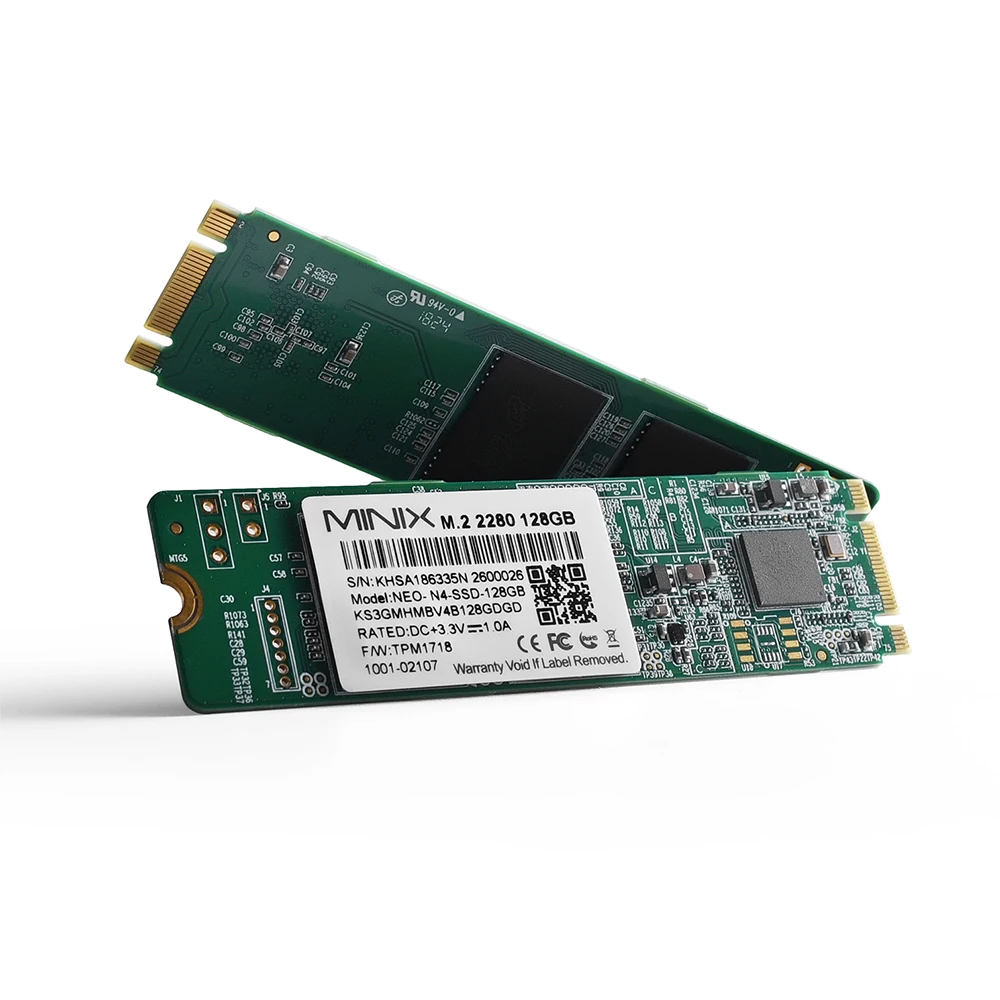 Твердотельный накопитель MINIX NEO N4 128 ГБ M.2 2280 SATA III SSD для мини ПК|Мини ПК| |