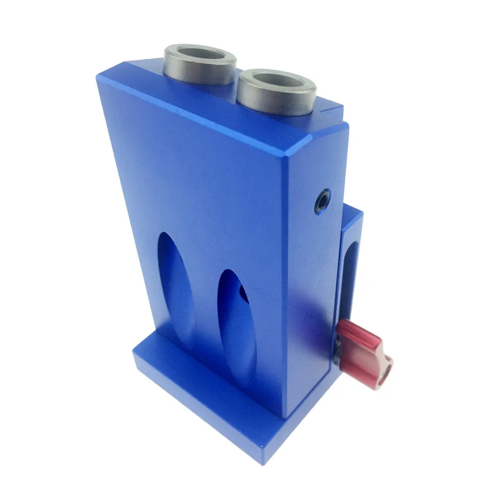 Najtaniej ASCENDAS Mini Kreg Style zestaw do wiercenia otworów kieszeniowych System na wykonane z drewna ing stolarka + wiertło stopniowe i akcesoria wykonane z drewna zestaw narzędzi