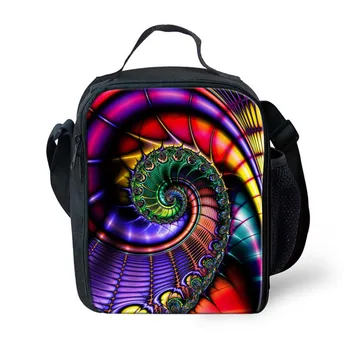 

Noisydesigns Lunch Bags for Children Insect Print Thermal Insulated lunchbox for Men Picnic Food Bag School Meal Package