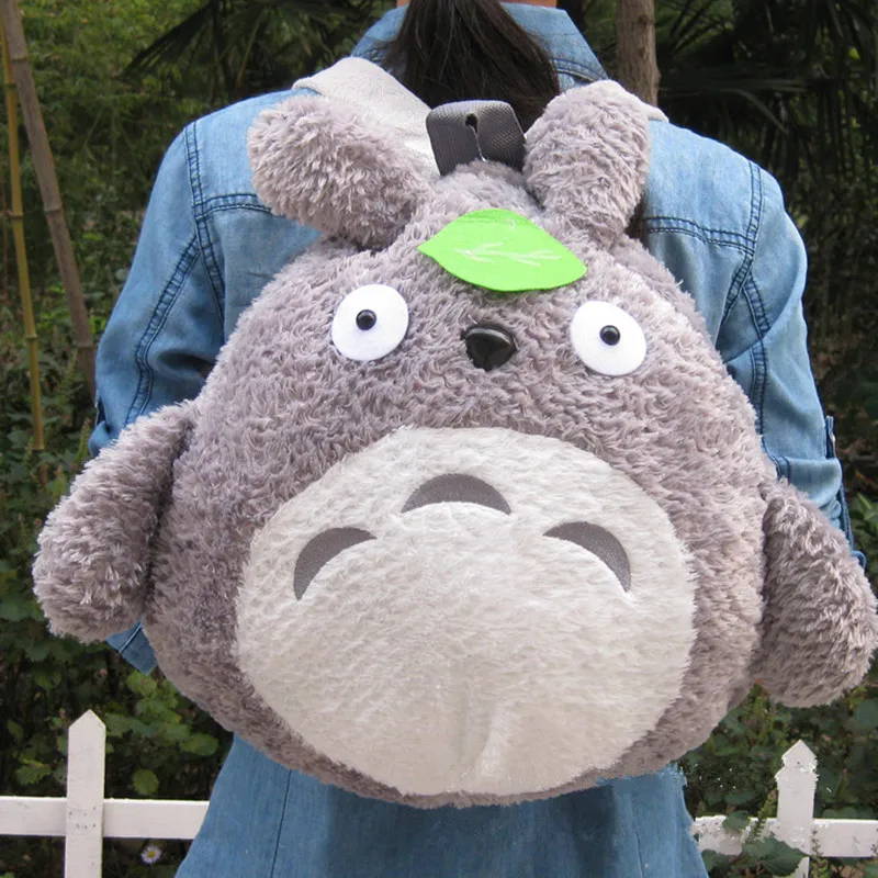 

Kawaii Totoro Plush Backpack 15inch totoro Plush Bag for Girls Soft Plush Toys Kids Birthday Gift Christmas handbag