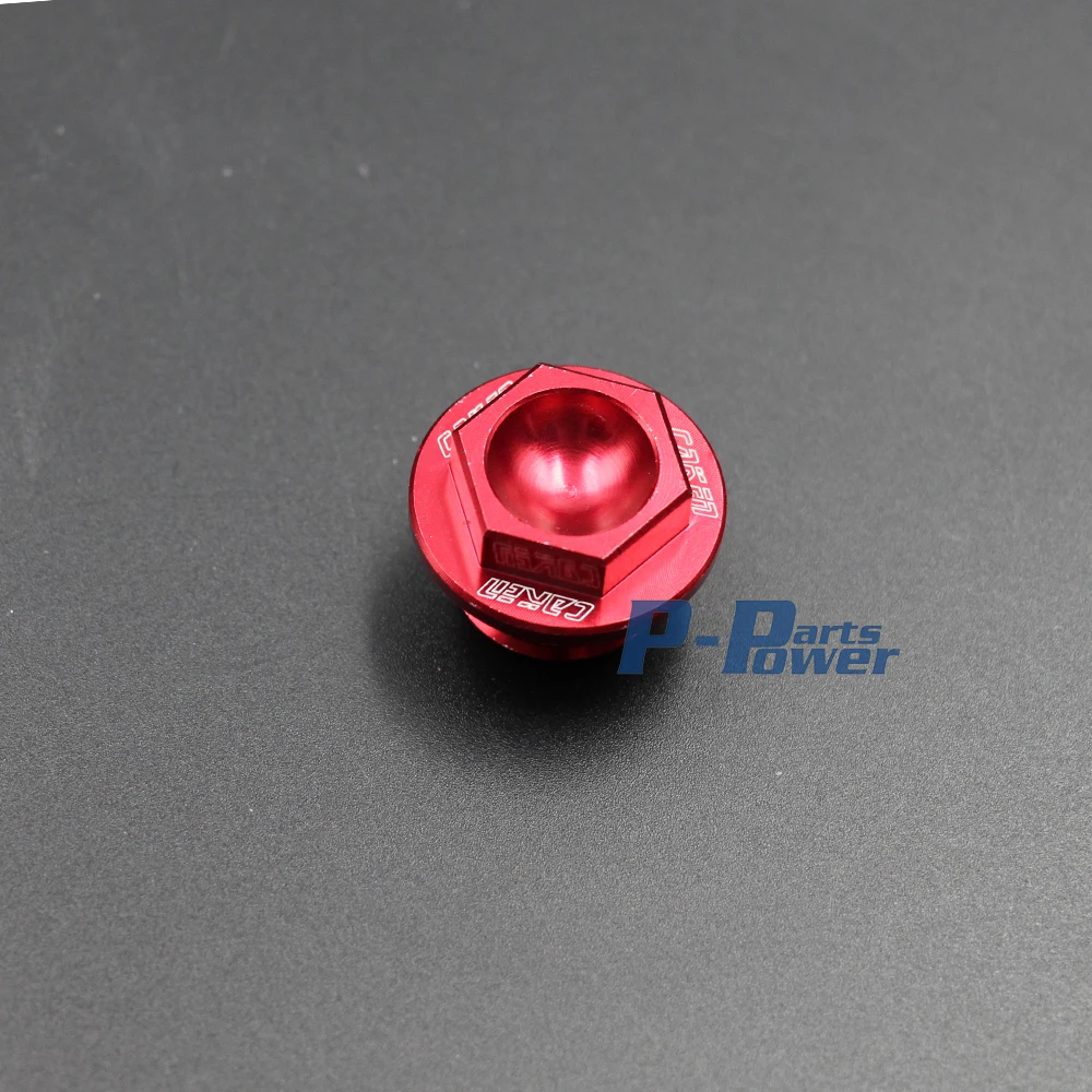 Red Engine Timing Oil Filter Plug Set for Honda CRF CRF150R CRF250R CRF450R CRF450X Motorcycle Dirt Bike Motocross
