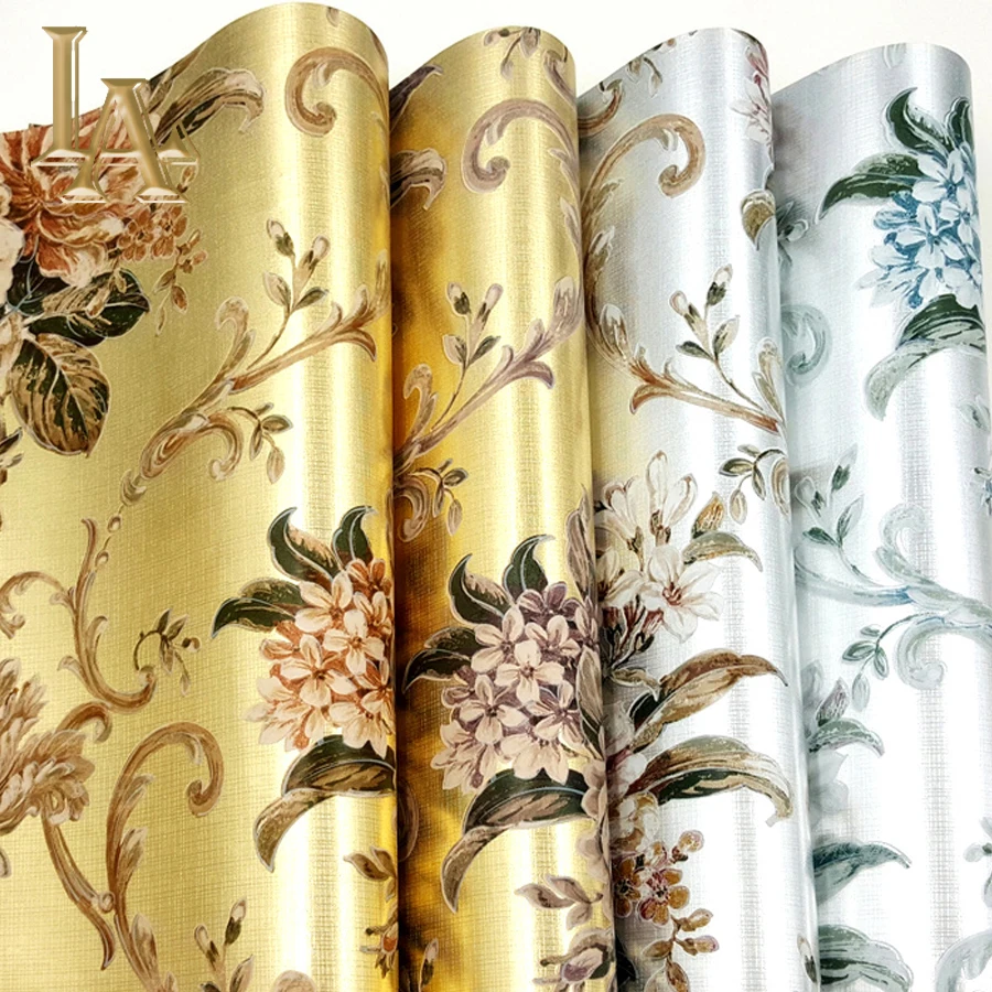 Buy NoEnName_Null European Style Pastoral Floral Gold