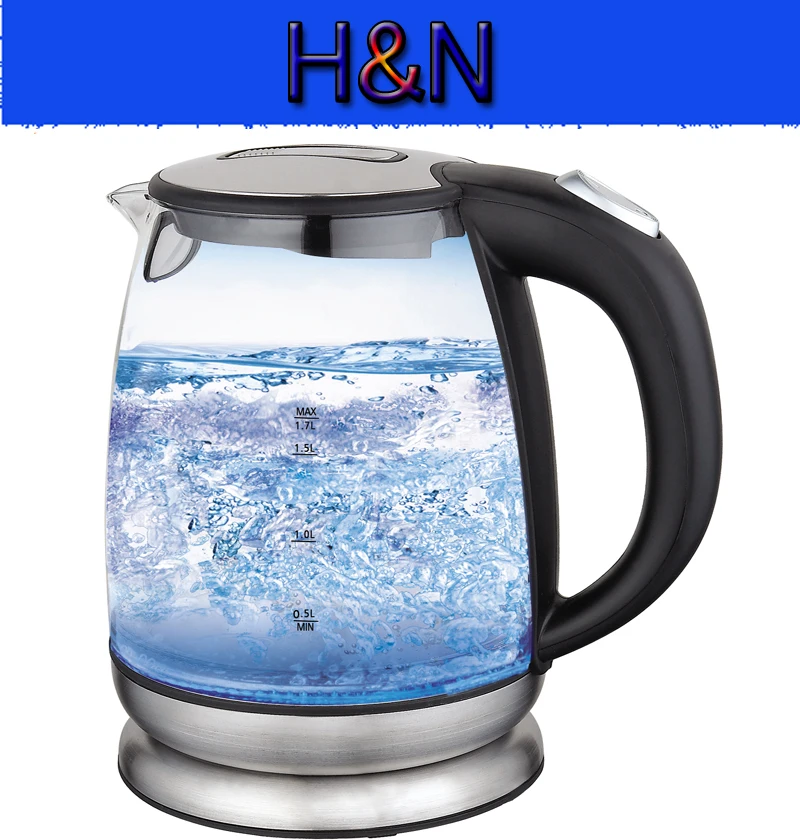 Factory Wholesale Electric Kettle Glass Boil dry And Overheart