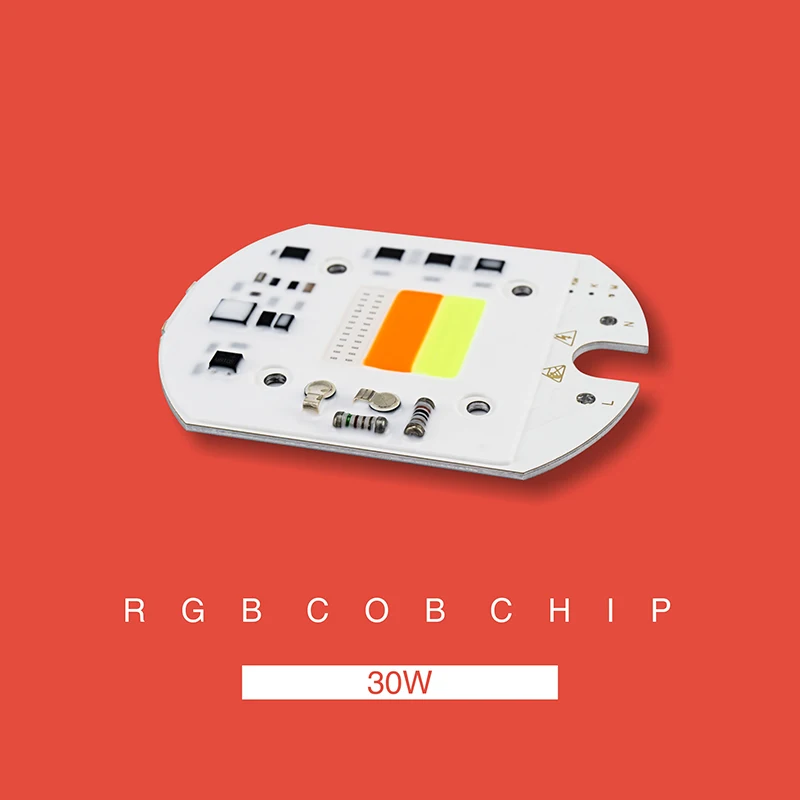 Светодиодный RGB чип COB 220 В 240 в 30 Вт умный IC без драйвера для светодиодного