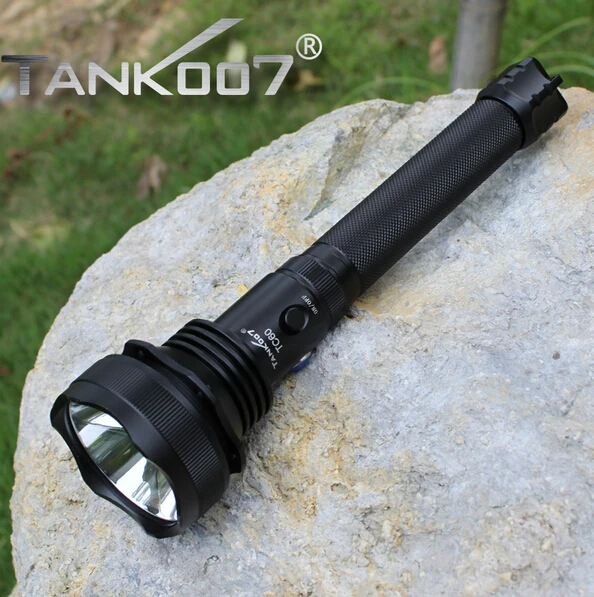 

Tank007 TC60 Cree XM-L U2 1200lm Tactical Flashlight for Hunting and Fighting by 2 X18650 Battery