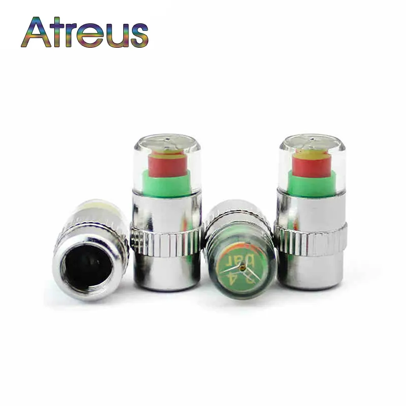 4X Tire Pressure Monitor Valve Stem Cap Indicator For BMW G30 E46 E39