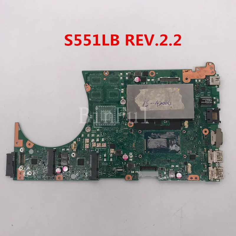 High quality For S551LB REV.2.2 Laptop motherboard 100% full Tested | Компьютеры и офис