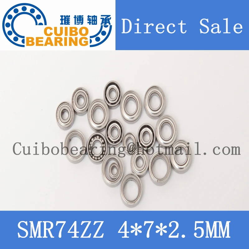 

Free Shipping 10 PCS SMR74ZZ Bearings 4x7x2.5 mm Stainless Steel Ball Bearings DDL-740ZZ