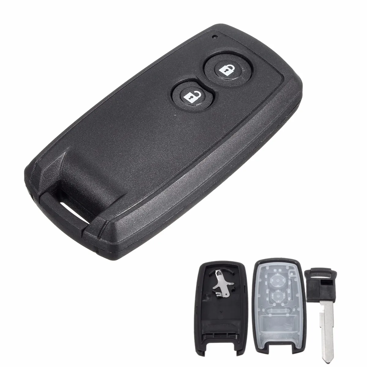New Remote Key Shell Fob Uncut Blade 2 Button for Suzuki Grand Vitara