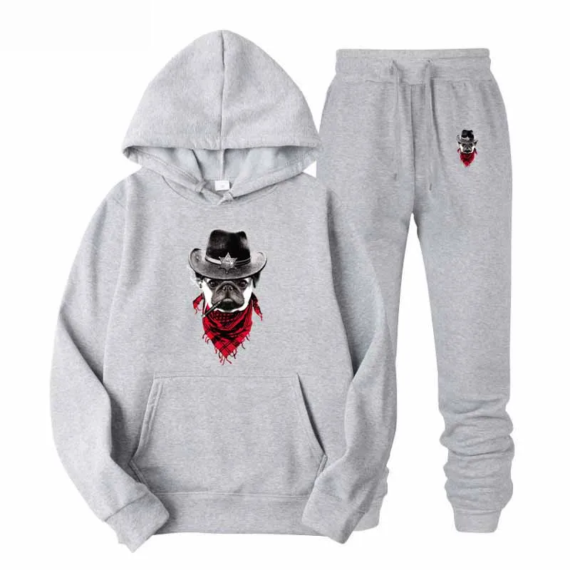 

2019 Conjuntos da marca Marй Homens Marca Treino Hoodies + calзas Define Venda Quente Algodгo Confortбvel homens Sportswear Moda