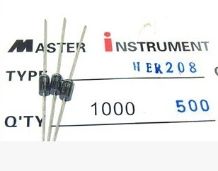 

HER203 DO-15 DIP 2A 200V диод Улавливателя 100 шт/партия