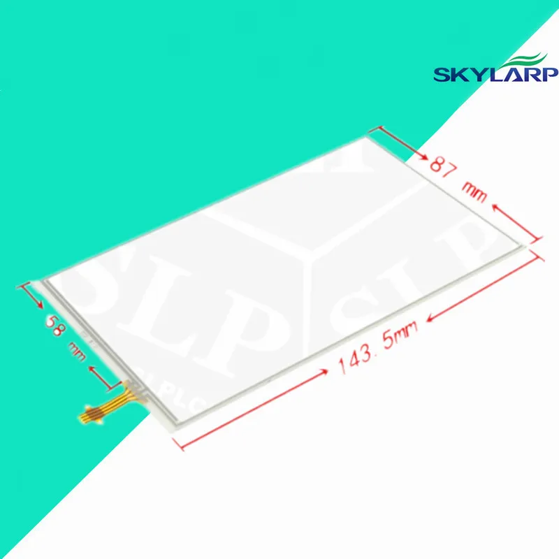 original 6 inch Touch Screen glass Digitizer resistance touchscreen Replacement With glue for TomTom VIA 1605TM 1605M 620 GPS touch touchpad touchscreen glass h3121a neoft52