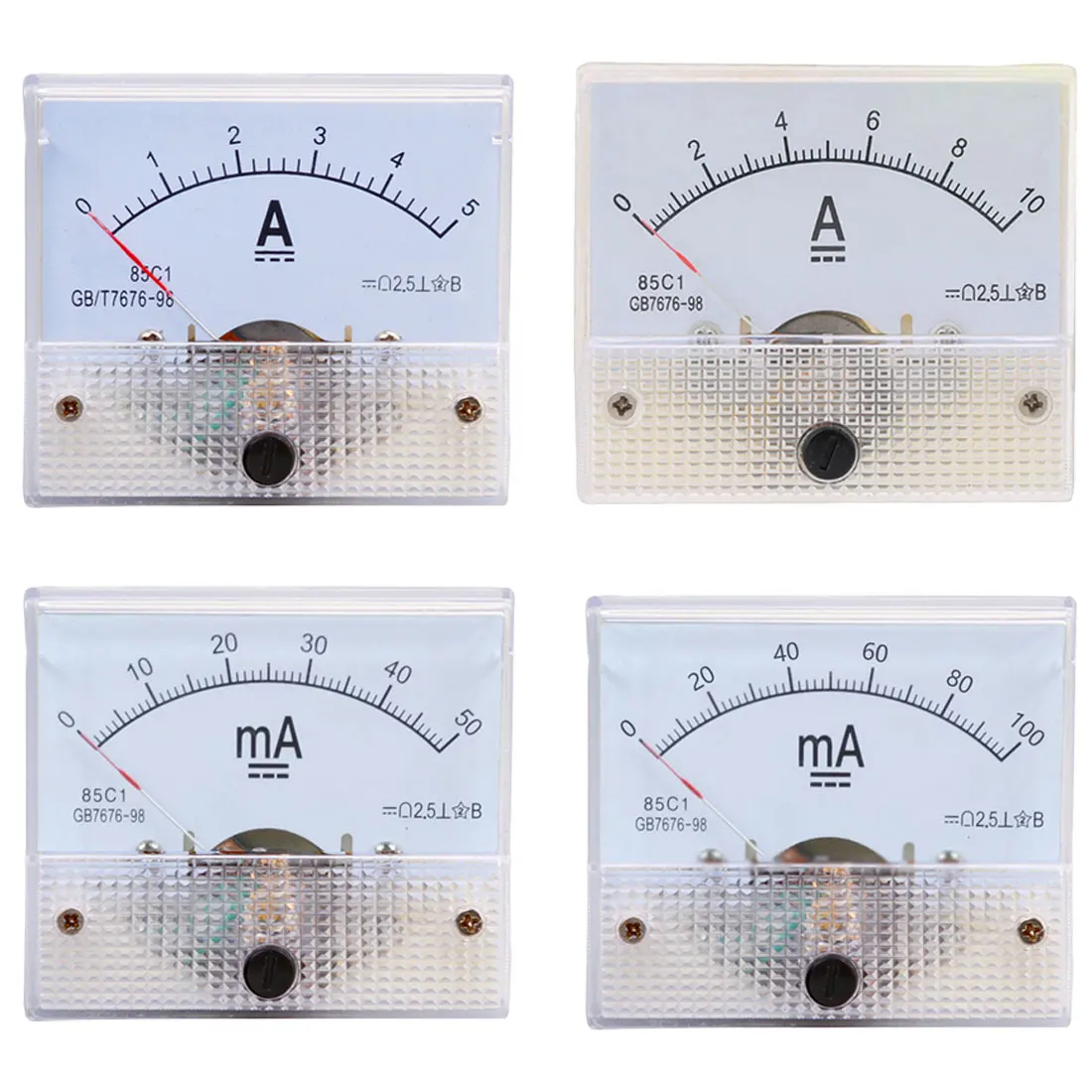 15A 44C2 DC Outil de mesure analogique pour amp/èrem/ètre PaNNEAU DE JAUGE 0