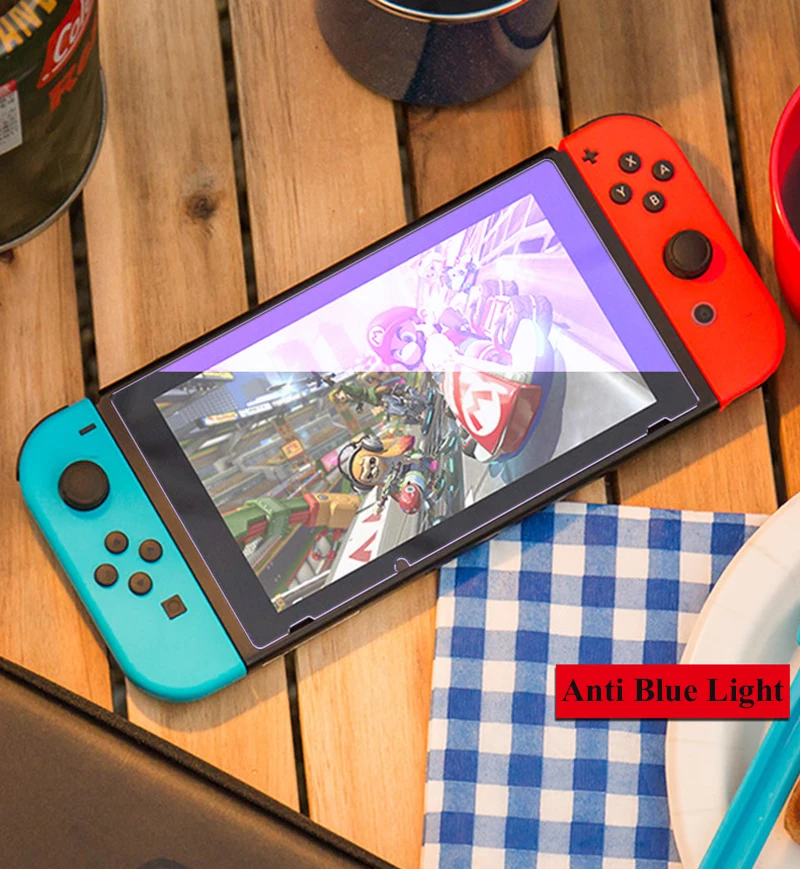 Suntaiho Экран протектор для nintendo Switch 9 H, с фильтром синего цвета светильник закаленное Стекло для nintendo переключатель Ультра защитный Стекло пленка