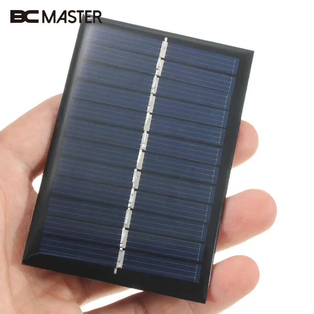 

BCMaster 6V 0.6W Solar Panel Solar Power Panel Poly Module DIY Small Cell Charger For Light Phone Toy Portable Drop Shipping