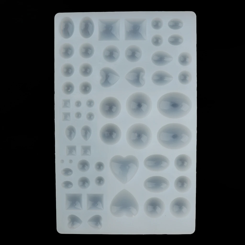 Silicone Mold Necklace Pendant Maker Mold Soft Resin Jewelry Making Mould DIY Hand Craft Mould Tray drop shipping