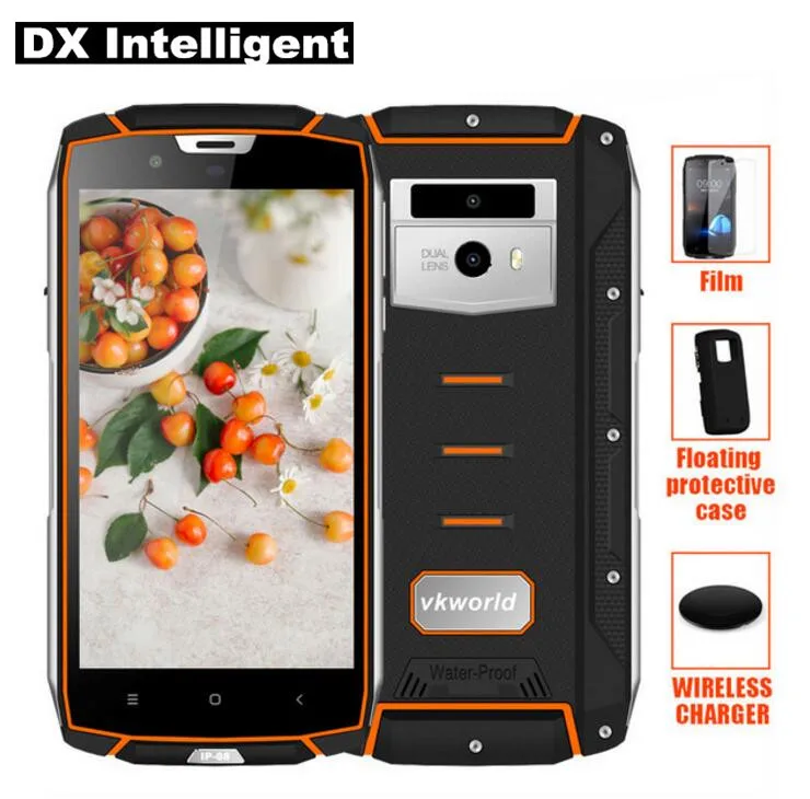 VKWORLD VK7000 5.2 Inch Face ID IP68 Waterproof Android 8.0 SmartPhone 4G LTE MTK6750T Octa Core 4GB+64GB 13MP Dual Rear Cam OTG | Мобильные