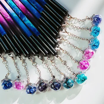 

Kawaii 12 Constellations Glass Ball Pendant Modeling Gel Pen Student Personality Signing Pens Gift School Supplies 1 Pcs