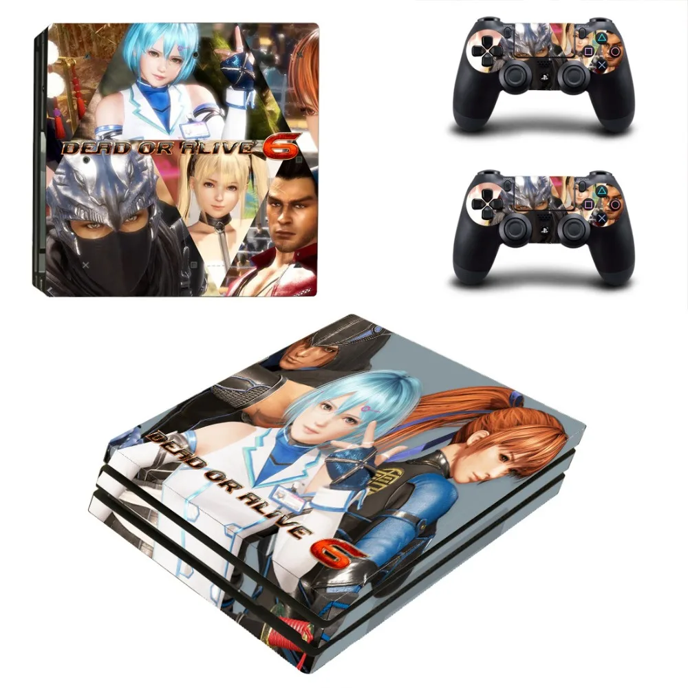

Dead or Alive 6 PS4 Pro Skin Sticker Decal for Sony PlayStation 4 Console and 2 Controller PS4 Pro Skin Sticker Vinyl