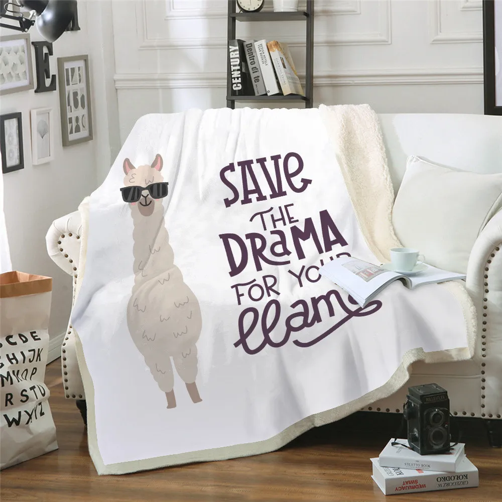 Good-Quality-Coral-Fleece-Microfiber-Fabric-Ultra-Warm-Throw-Blankets-Cartoon-Design-Cute-Sheep-Print-Sofa