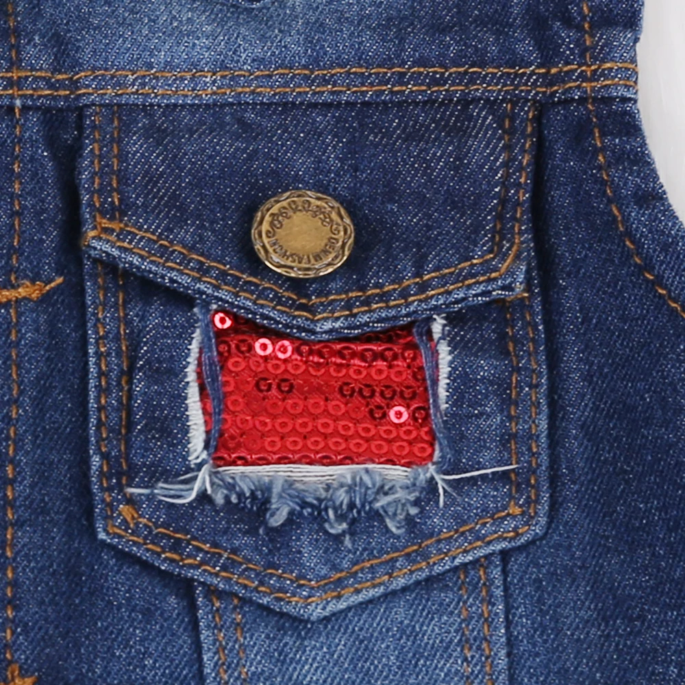 Roupas da Menina Cabolsa dos Desenhos Roupas da Criança Desfrutar Crianças Jaquetas Outono Animados Menina Colete Outerwear Inverno Coruja Denim 2020 Ele Olá 18 High Quality Mamãe e Bebê