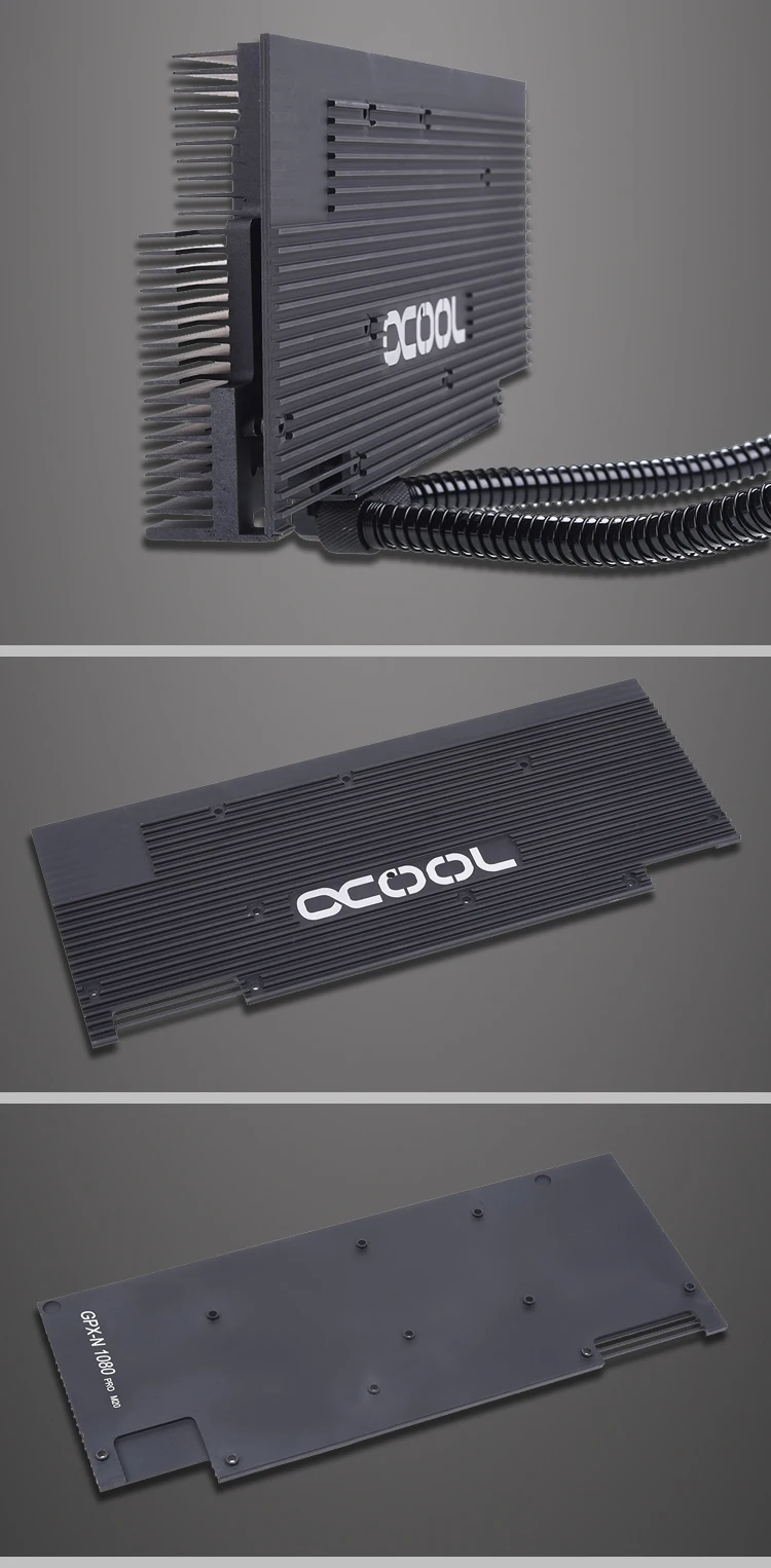 Alphacool видеокарта интегрированный радиатор с водяным охлаждением для ASUS Eiswolf gtx 1080Ti gpu cooler