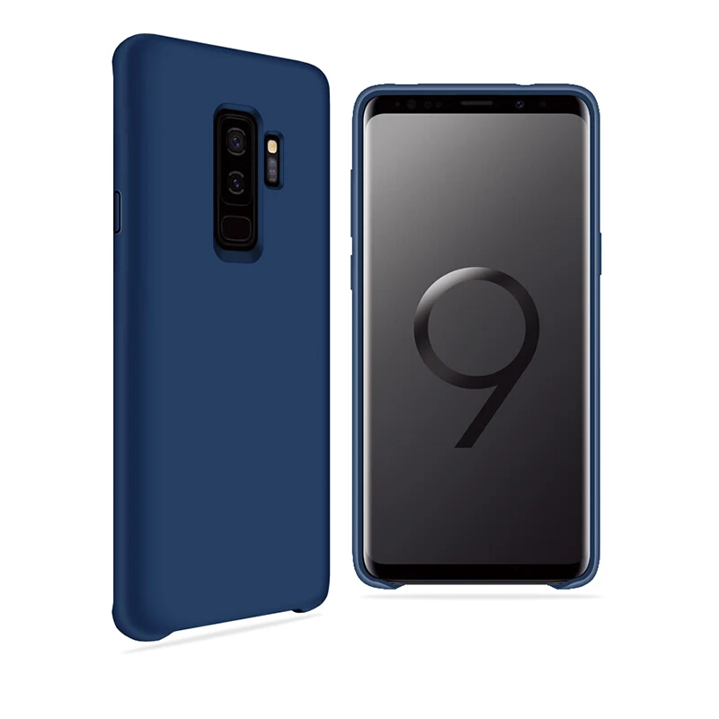 GKK чехол для samsung S9 S8 Plus примечание 9 Матовая Жесткий PC полная защита тела для samsung Galaxy Note 8 9 чехол для телефона чехол - Цвет: Midnight Blue