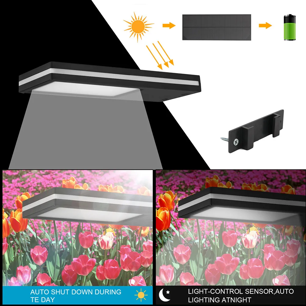 

Solar Lights Motion Sensor Outdoor Wall Light Security Light Night for Gutter Patio Garden Path SDF-SHIP
