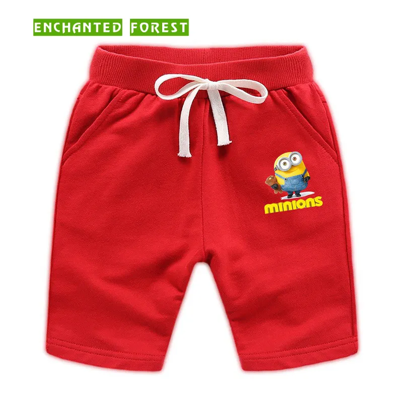 

Children's shorts baby boy summer kids shorts cartoon sport cotton Drawstring shorts for boy summer clothes for girls 1-8Y