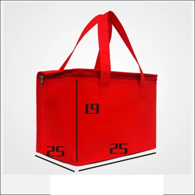 Foldable Large Cooler Bag Portable Food Cake Insulated Bag Aluminum Foil Thermal Box Waterproof Ice Pack Lunch box Delivery Bag - Цвет: 11