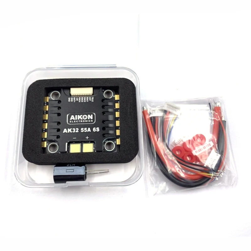

Aikon AK32 55A Blheli_32 2-6S Brushless ESC w/ 5V/3A BEC for RC Drone FPV Racing Models Spare Parts DIY Accessories