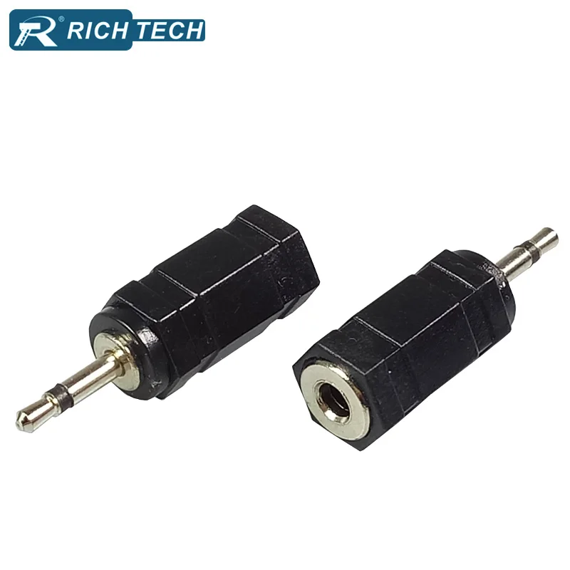

2.5mm Male Plug Connector 5pcs 2.5 Male Plug to 3.5 Female Jack Audio Speaker Adapter Wire Connector Plug 2.5 to 3.5 Jack