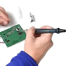 Дропшиппинг Мини Портативный USB 5 в 8 Вт Электрический паяльник ручка/наконечник сенсорный выключатель качество Полезная Прямая поставка