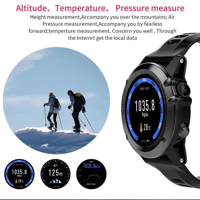 YourTribe H1 Смарт-часы Android 4,4 Водонепроницаемый 1,39 ''MTK6572 BT 4,0 3g Wi-Fi GPS SIM для iPhone Smartwatch для Для мужчин Wearable Devices (носимое устройство)