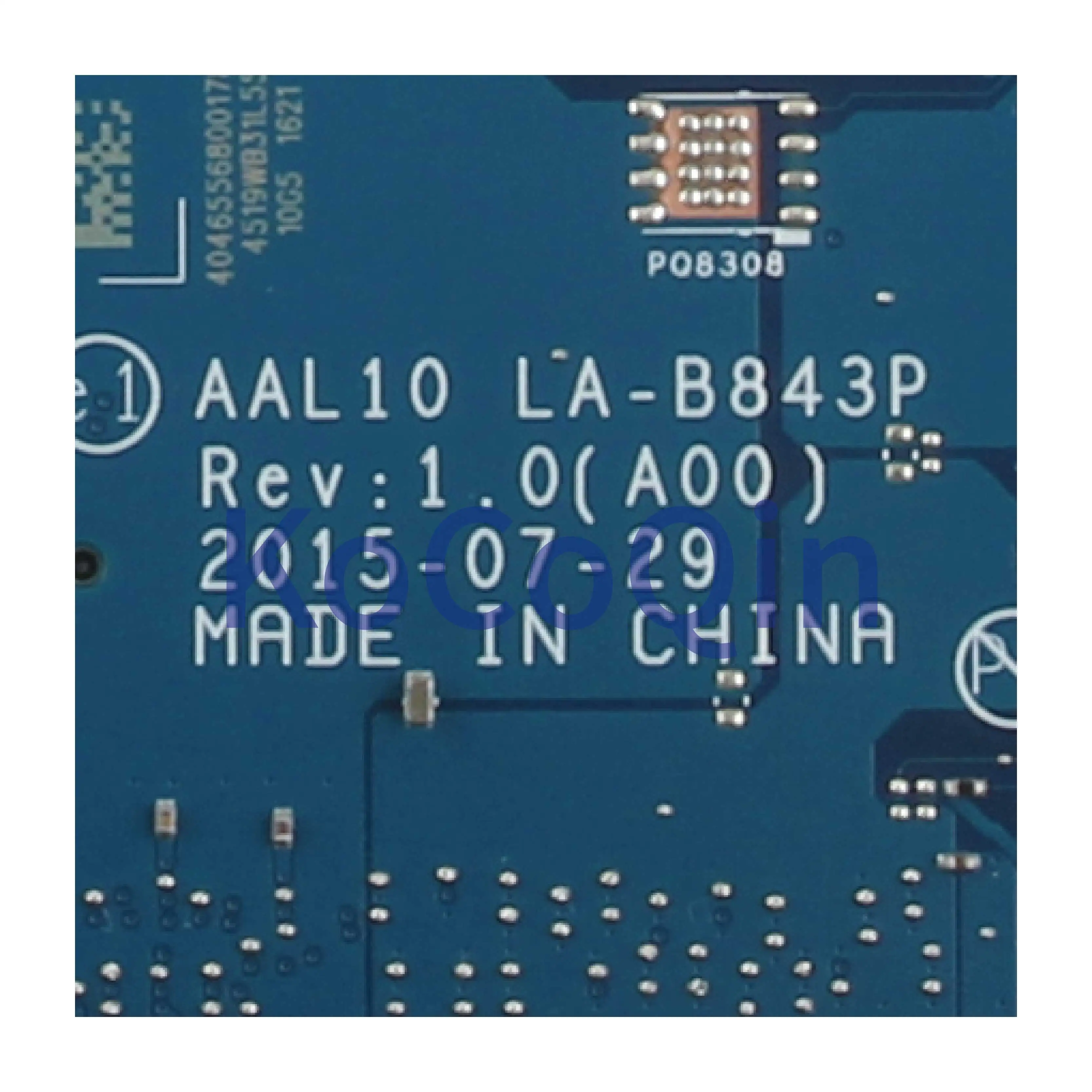 Kocoqin-placa-mãe para Computador Notebook Dell I34005u 5358 3558 Placa Principal - Imagem 6