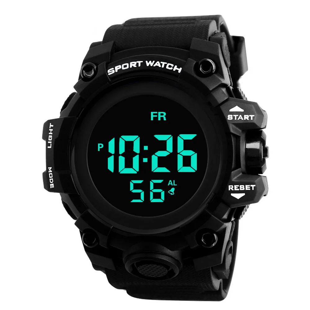 

Luxury Brand Mens Sports Watches Dive 50m Digital Led Military Watch Men Fashion Casual Electronics Wristwatches Relojes New