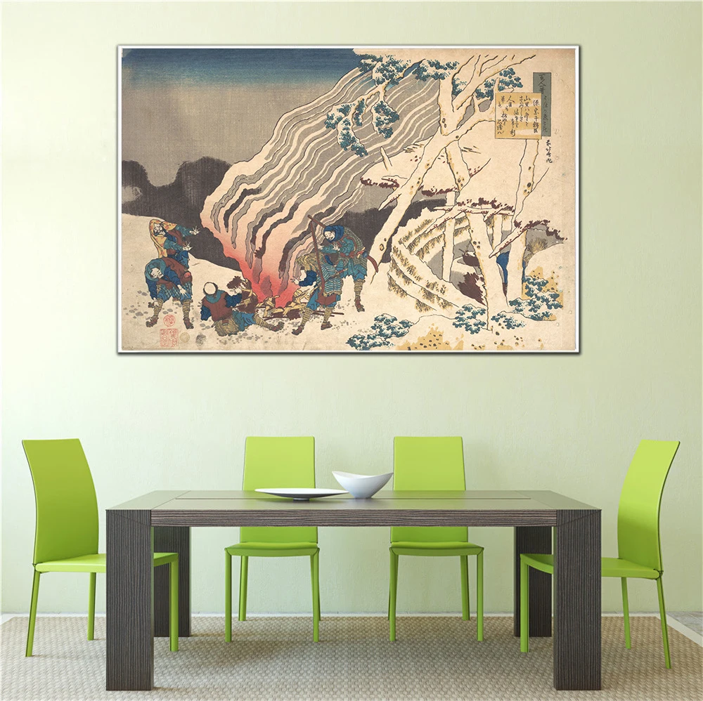 Vintage Posters and Prints Janpan Decor Canvas art Landscape Wall