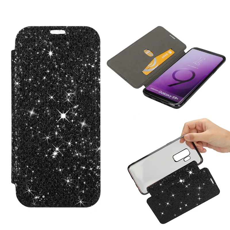 Красочный чехол книжка SMILYOU с полным покрытием для Samsung Note 8 S7 Edge S9 Galaxy S8 Plus