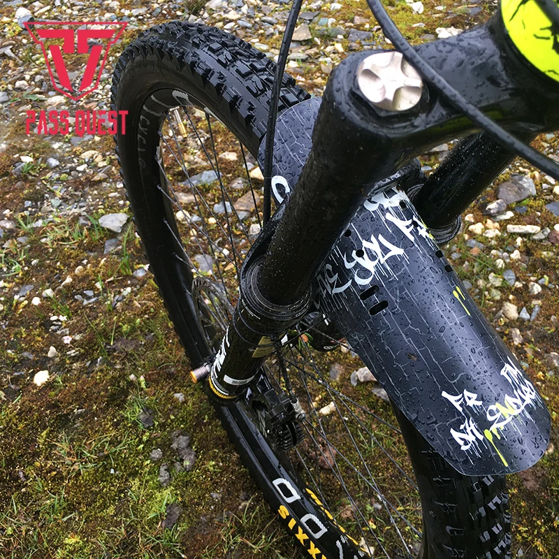 Пройти квеста велосипедный щиток MTB щит от грязи для велосипеда подходит для передней вилки/Задние колесные велосипедные детали SVALIN P1 P3
