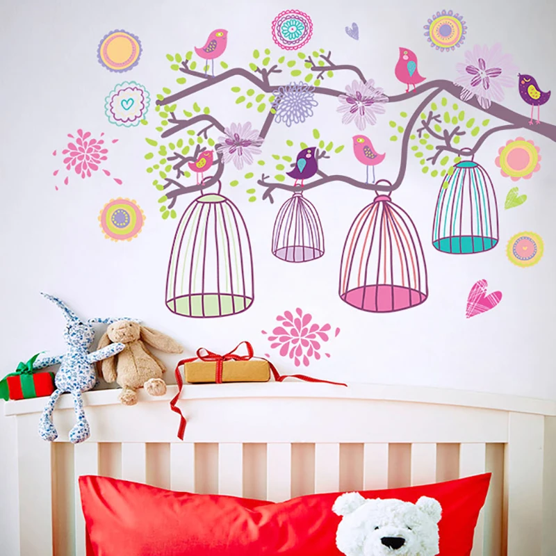 Combination stickers Wall Sticker TV Wall Bohemia Bedroom living room