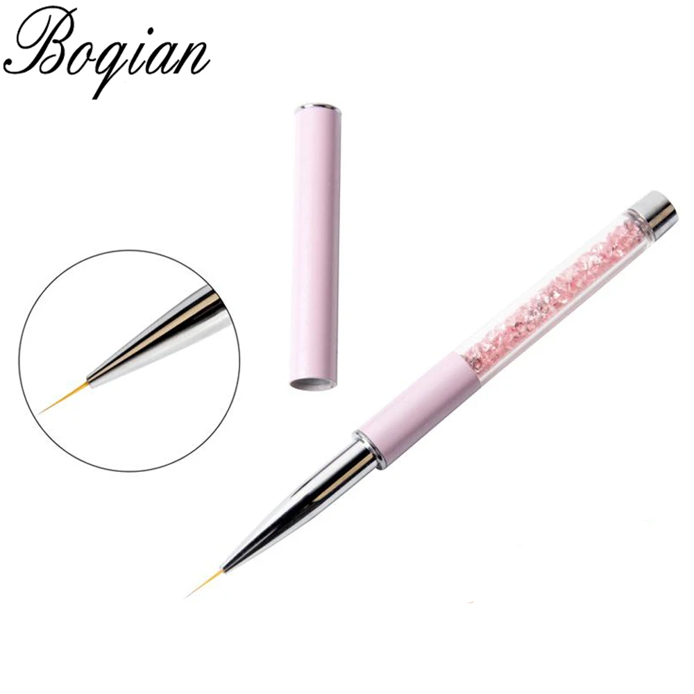 

BQAN Professional 5/7/9/11/12/15mm Nail Brush Hand Draw Tips Drawing Line Painting Pen Tools Manicure Nail Art Brush Decoration