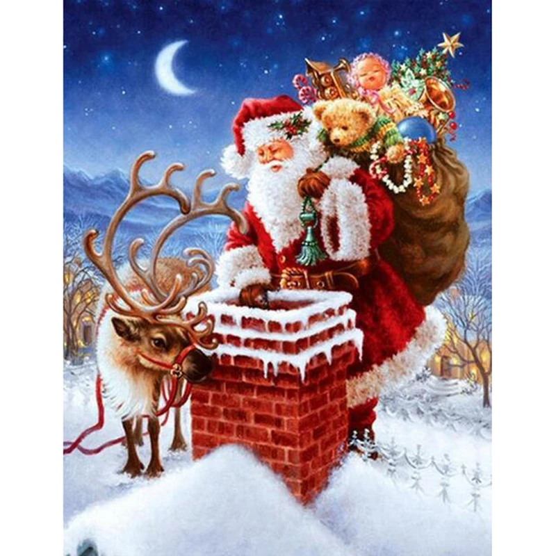 NOUS VOILA ....NOEL 2017 Home-decor-Diy-3D-diamond-painting-Santa-Claus-gift-cross-stitch-kits-square-drill-full-laid