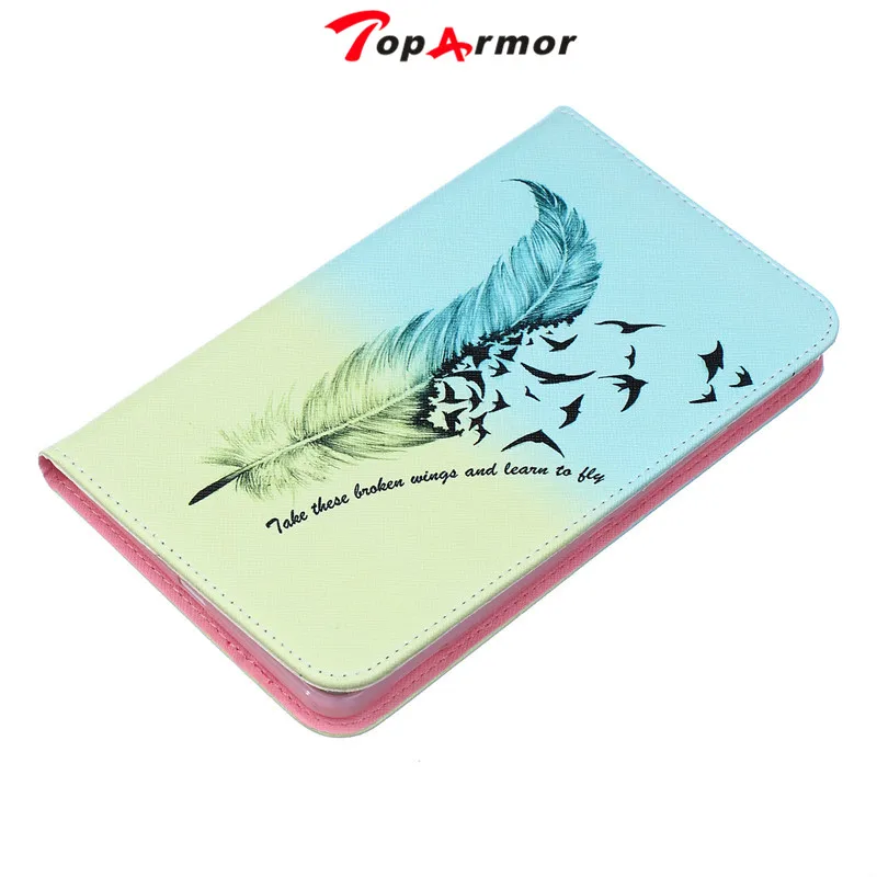 Toparmor для Samsung Galaxy Tab 4 7.0 sm t230nu T231 t235 T230 android ПК искусственная кожа флип Folio Stand
