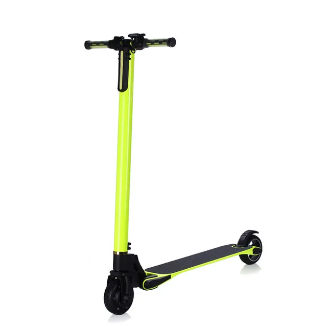 Cheap US plug mini scooter Outdoor 250w Fold up Carbon Fiber Scooters Foldable Kick Scooter 10 miles 4 Colors