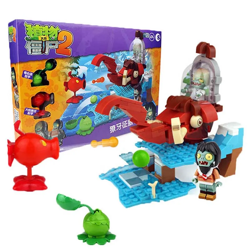 

Plants Vs Zombie Future World Pirates Scene Edition Model Building Blocks Bricks Fit It Legoings Toys For Chidren Gift