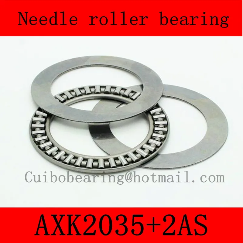 10pcs 20X35X2mm AXK2035+2AS thrust needle roller bearing AXK2035TN just