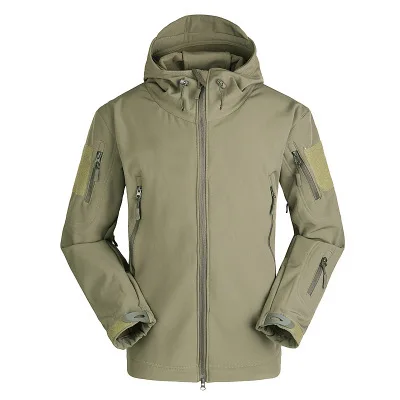 

2019 Army Camouflage Military Tactical Jacket Men Soft Shell Waterproof Windproof