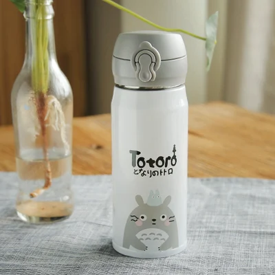 350 мл/500 мл Totoro Термокружка термос бутылка для воды из нержавеющей стали Термокружка для детей Totoro Термокружка для путешествий термос Termos - Цвет: TU